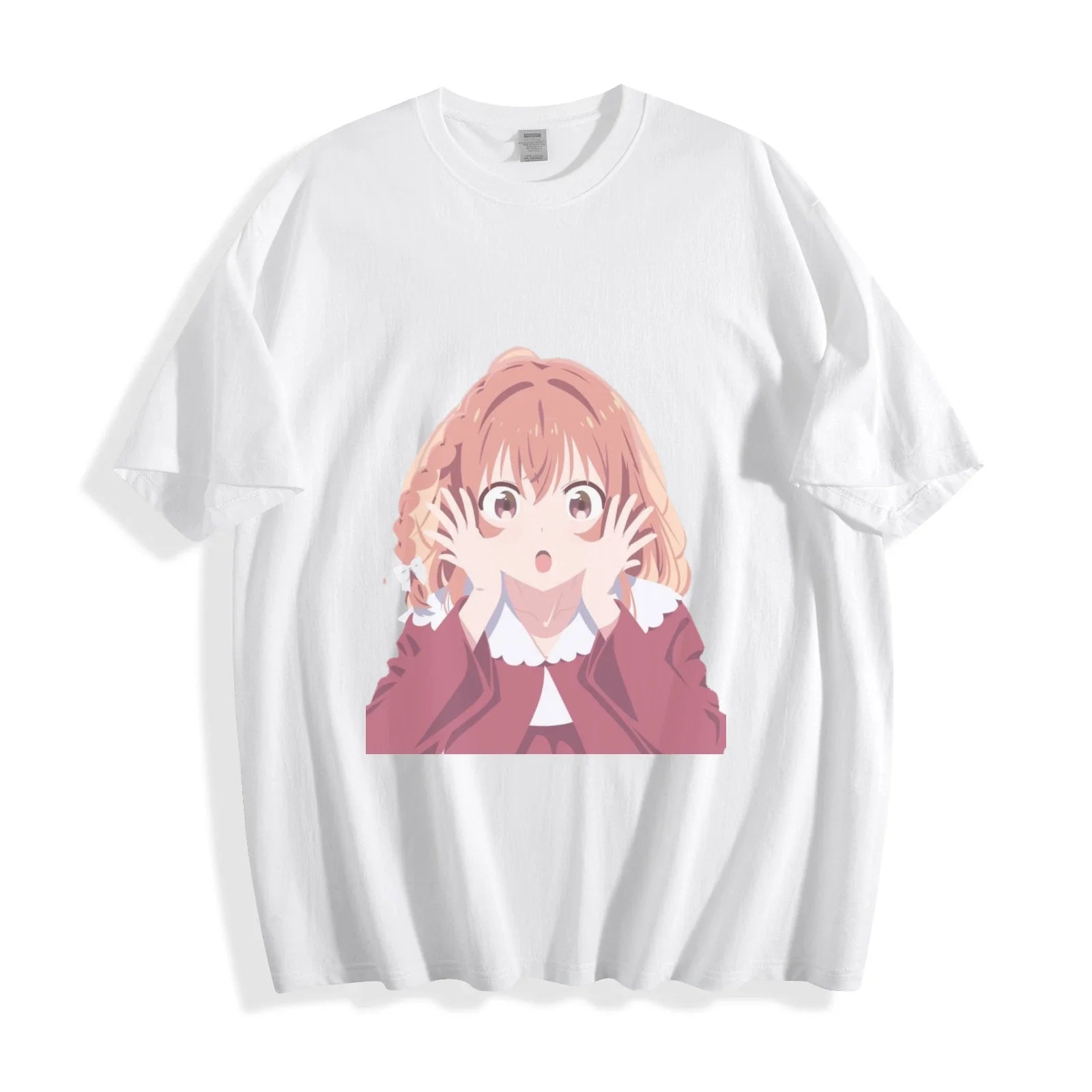 Rent-a-Girlfriend Sumi Sakurasawa Shy Anime Charm - Adult & Kids T-Shirts, Sweatshirts & Hoodies apparel design preview 1