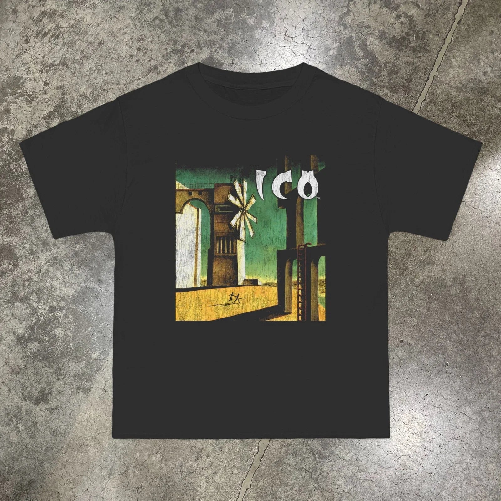 ICO EU COVER (2001) VINTAGE REPRINT - Adult & Kids T-Shirts, Sweatshirts & Hoodies apparel design preview 1