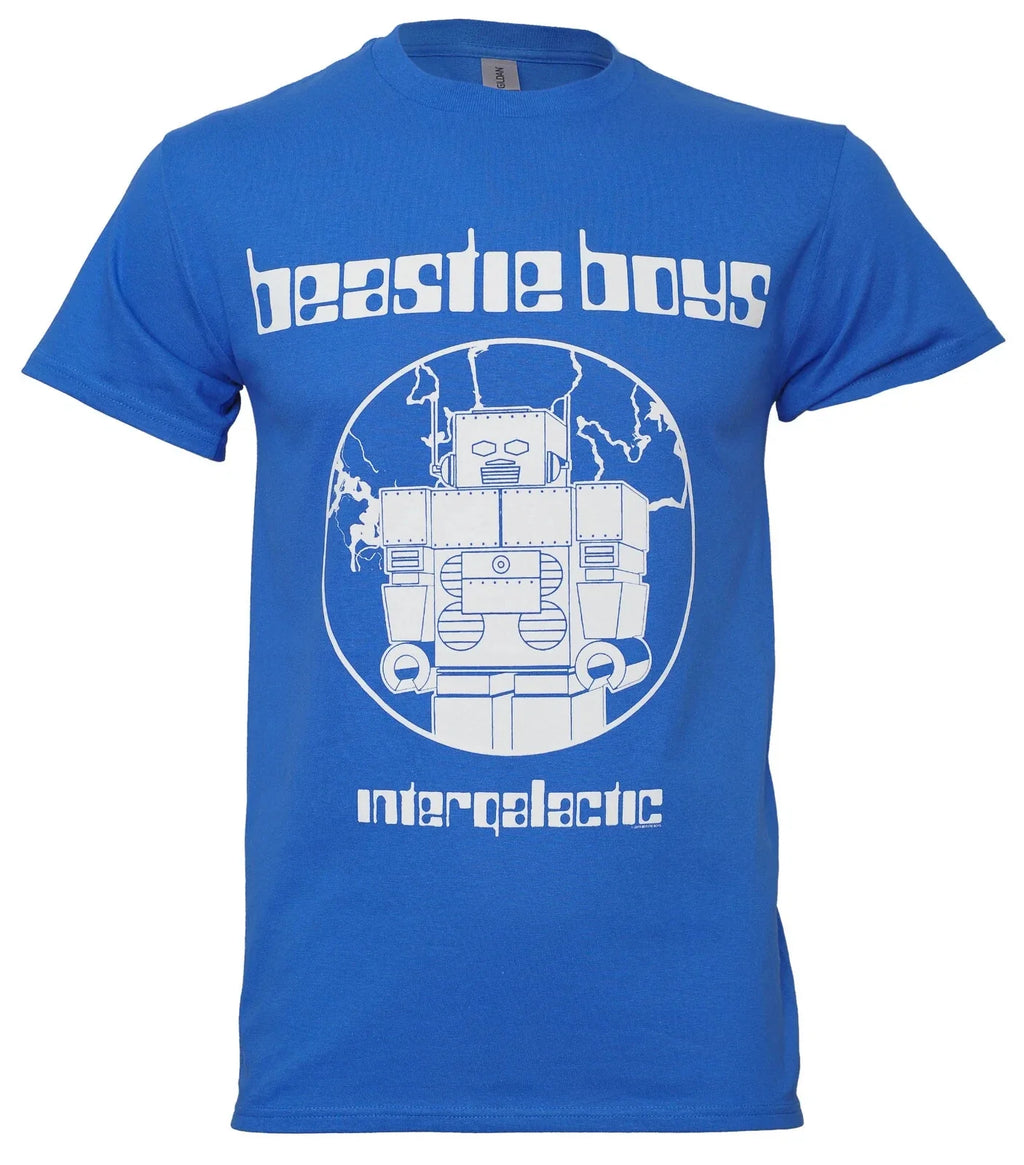 Official The Beastie Boys Intergalactic Robot Blue - Adult & Kids T-Shirts, Sweatshirts & Hoodies apparel design preview 1