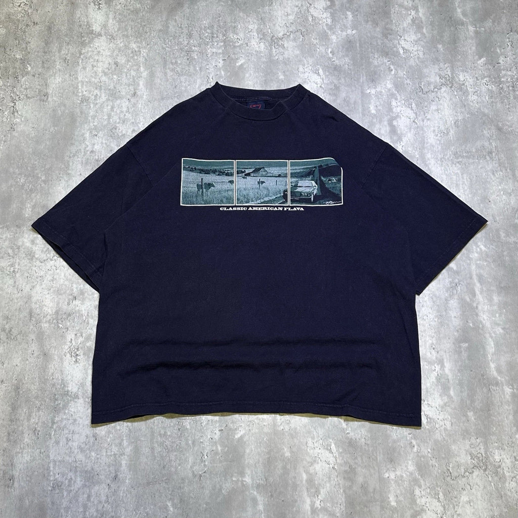 Y2K Navy and Blue Phat Farm Skater Graphic Adult XL - Adult & Kids T-Shirts, Sweatshirts & Hoodies apparel design preview 1