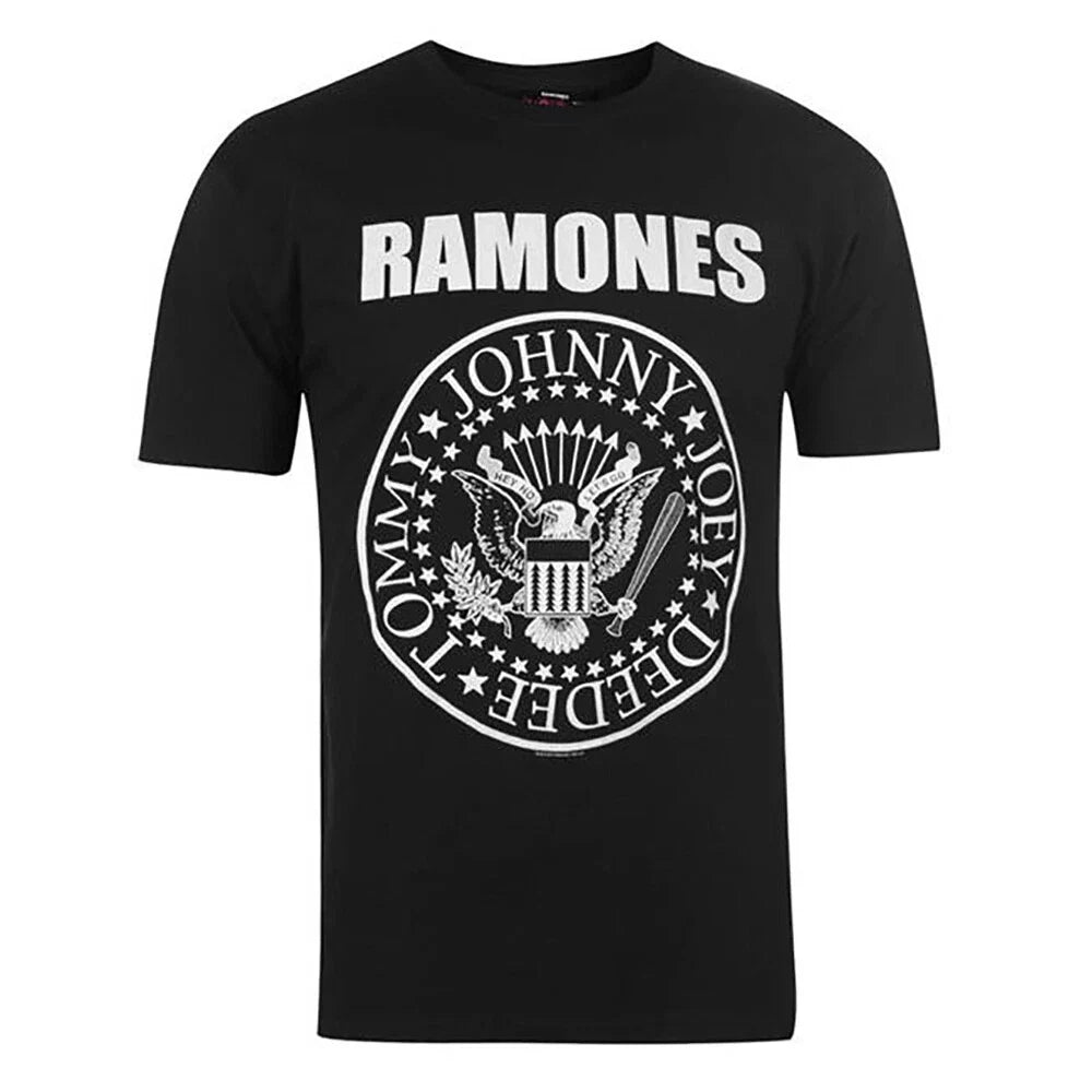 Ramones Presidential Seal Band Official Black New - Adult & Kids T-Shirts, Sweatshirts & Hoodies apparel design preview 1