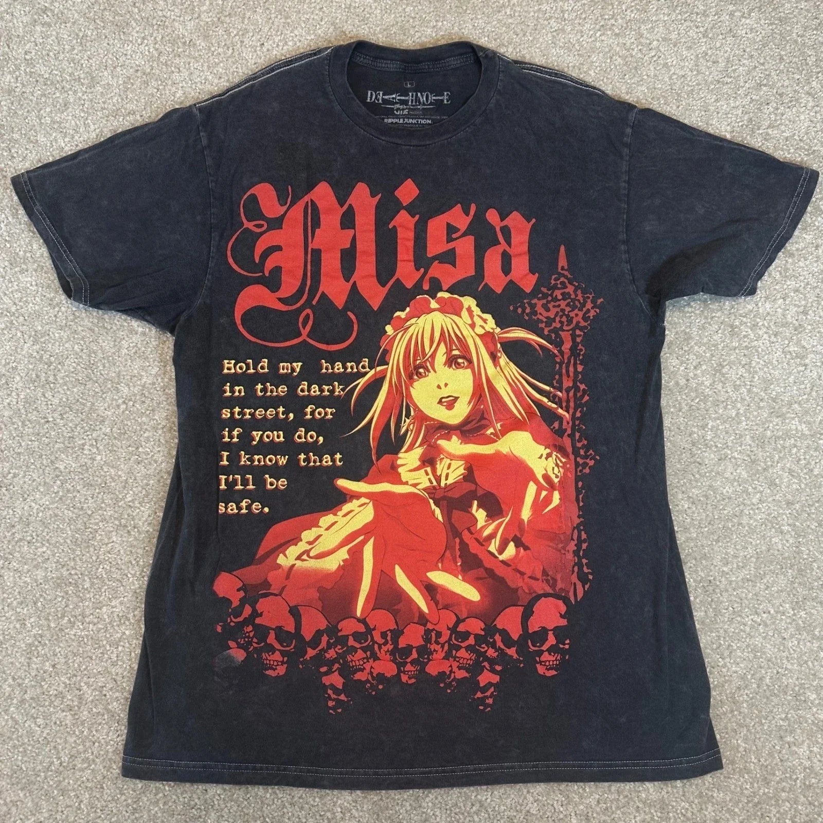Death Note Misa Amane Anime Graphic Large Hot Topic - Adult & Kids T-Shirts, Sweatshirts & Hoodies apparel design preview 1