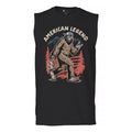 American Legend Bigfoot Muscle Patriot Funny - Adult & Kids T-Shirts, Sweatshirts & Hoodies apparel design preview 1