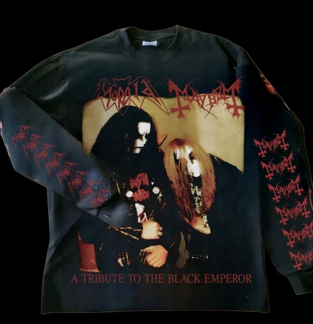 MAYHEM MORBID MODERN ON PREMIUM HEAVYWEIGHT - Adult & Kids T-Shirts, Sweatshirts & Hoodies apparel design preview 1