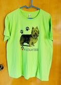 Australian Terrier Dog Y2K Women's Sz XL Green Anvil - Adult & Kids T-Shirts, Sweatshirts & Hoodies apparel design preview 1