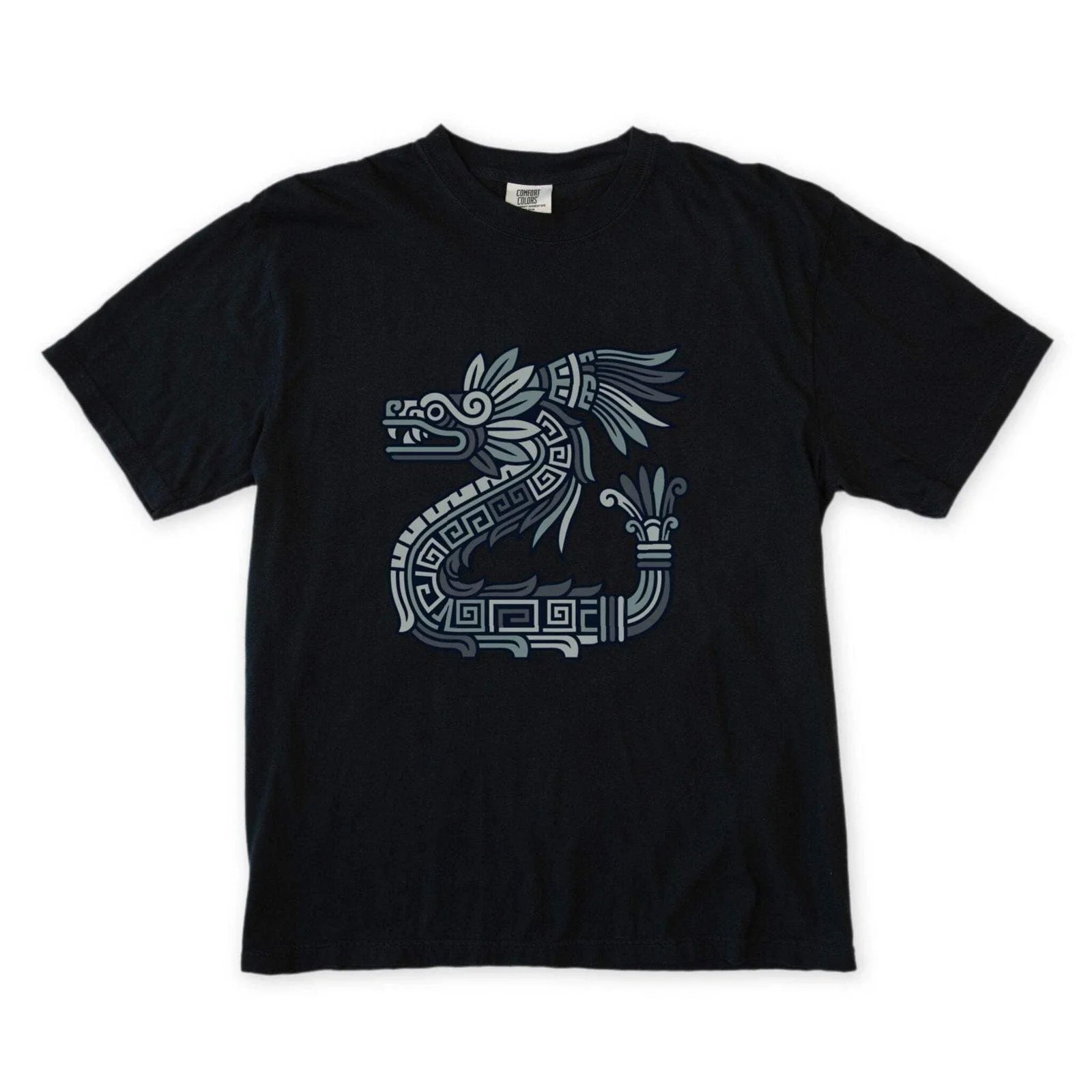 Quetzalcoatl Feathered Serpent Aztec Mayan Mythology - Adult & Kids T-Shirts, Sweatshirts & Hoodies apparel design preview 1