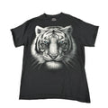 DOM Men's Black White Tiger Graphic Blue Eyes Size M - Adult & Kids T-Shirts, Sweatshirts & Hoodies apparel design preview 1