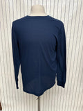 Perry Ellis Mens Navy Thermal Fitted Crew Neck Size L - Adult & Kids T-Shirts, Sweatshirts & Hoodies apparel design preview 1