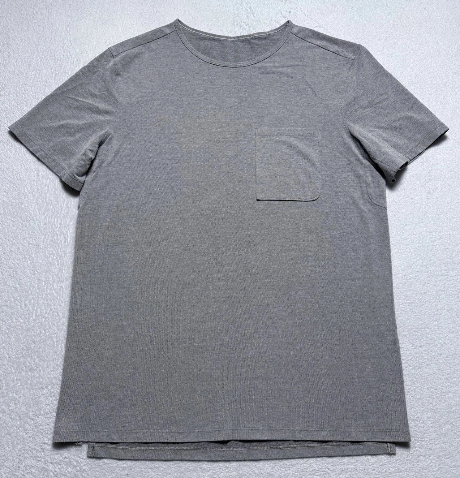 Lululemon Chest Pocket Men's Medium Gray Casual - Adult & Kids T-Shirts, Sweatshirts & Hoodies apparel design preview 1