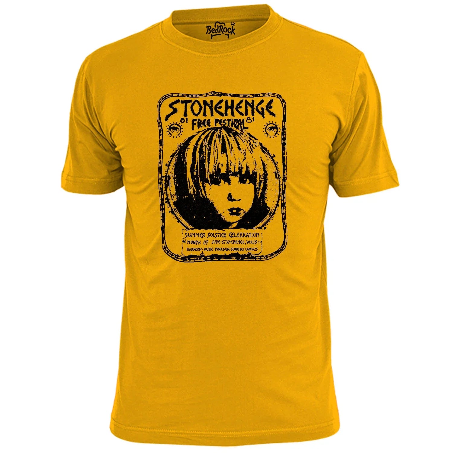 Mens Stonehenge Free Festival 81 Druids - Adult & Kids T-Shirts, Sweatshirts & Hoodies apparel design preview 1