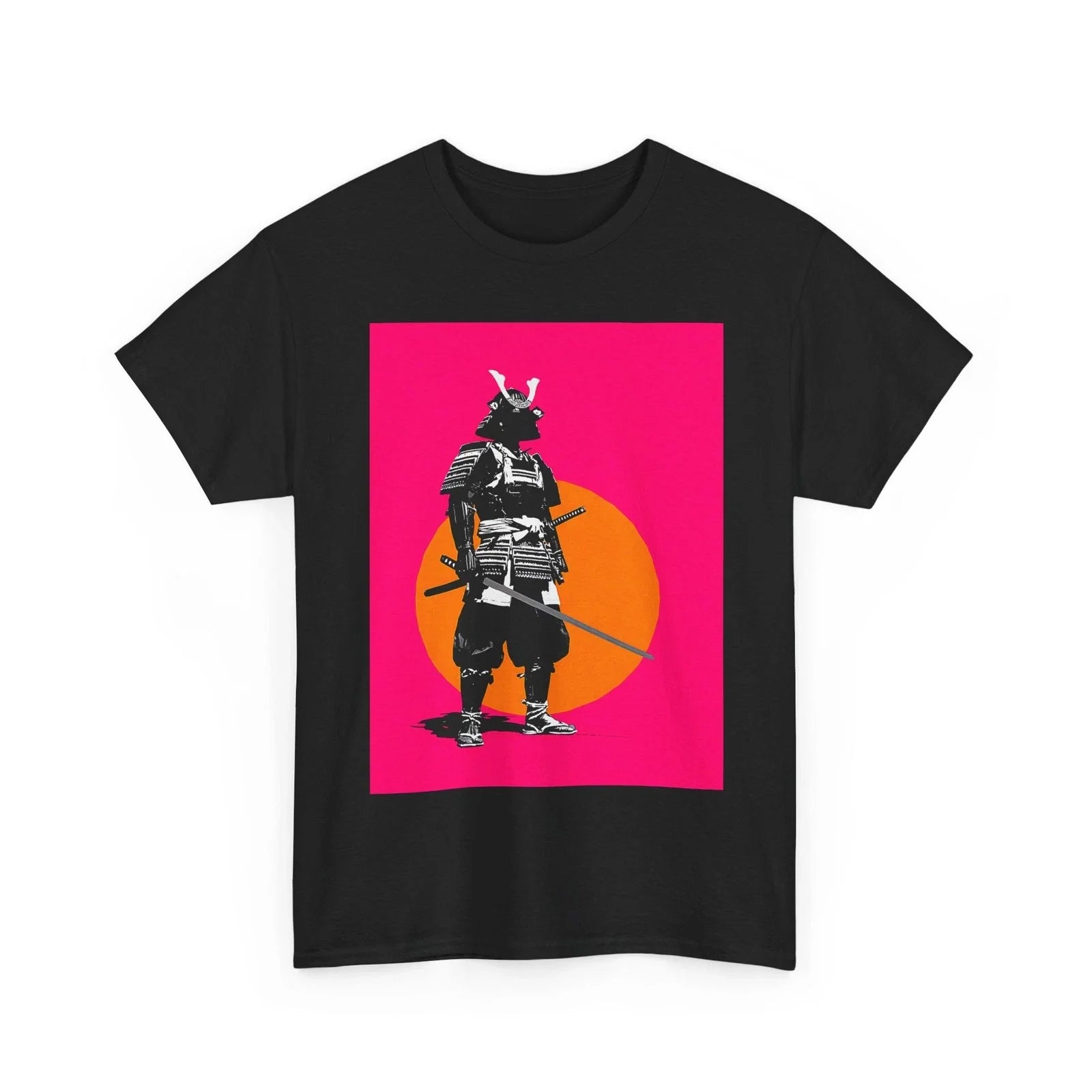 SAMURAI MINIMAIST MODERN ART GIFT MEN WOMEN STREET - Adult & Kids T-Shirts, Sweatshirts & Hoodies apparel design preview 1