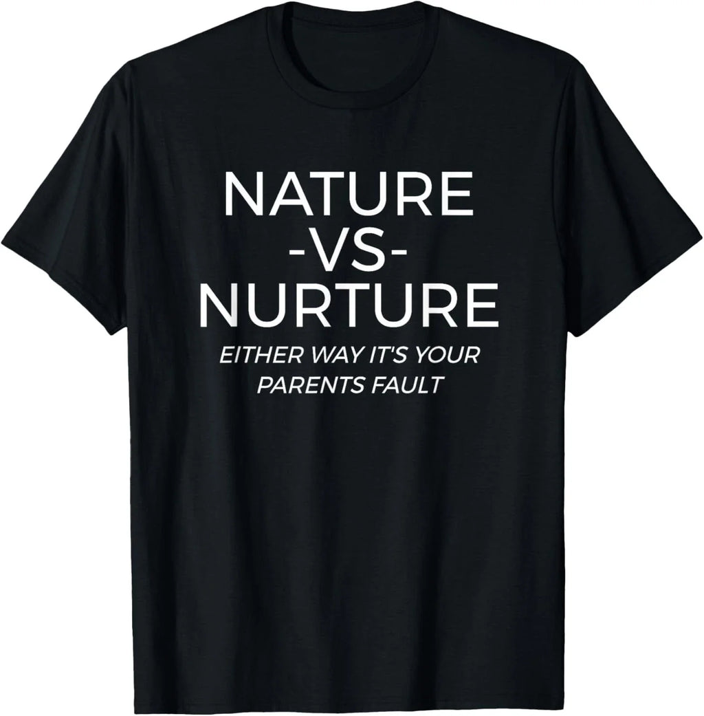 Nature Vs Nurture Funny Psychology Gift - Adult & Kids T-Shirts, Sweatshirts & Hoodies apparel design preview 1