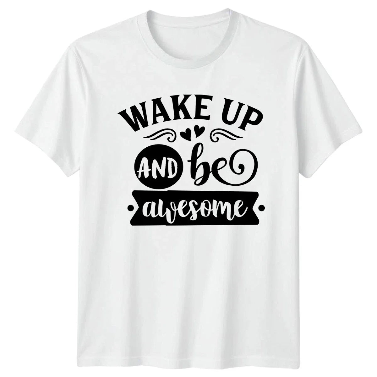 Wake Up And Be Awesome Motivational Gift For Him Her - Adult & Kids T-Shirts, Sweatshirts & Hoodies apparel design preview 1