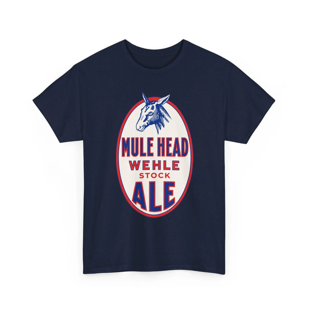 Mule Head Stock Ale Wehle Brewing West Haven CT 1930s - Adult & Kids T-Shirts, Sweatshirts & Hoodies apparel design preview 1