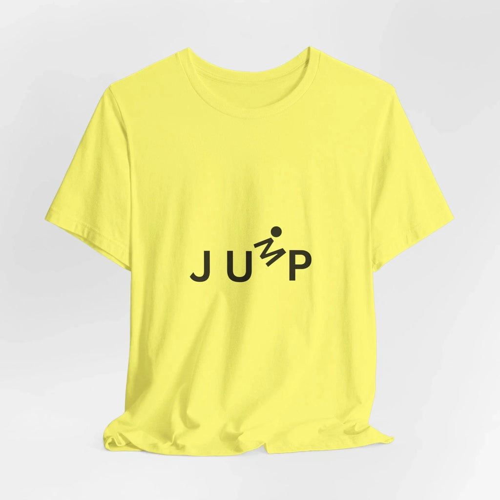 Minimalist for Women or Men "JUMP" Creative Unisex - Adult & Kids T-Shirts, Sweatshirts & Hoodies apparel design preview 1