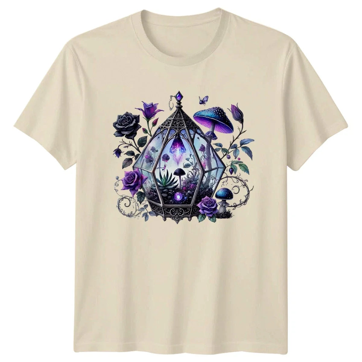 Enchanted Gothic Terrarium Magic Garden Fantasy - Adult & Kids T-Shirts, Sweatshirts & Hoodies apparel design preview 1