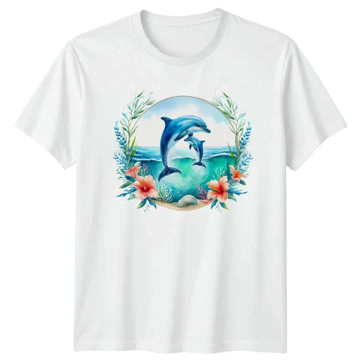Dolphin Ocean Wildlife Marine Life Gift For Him And - Adult & Kids T-Shirts, Sweatshirts & Hoodies apparel design preview 1