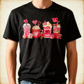 Valentine Coffee Lover Latte Iced Star Day - Adult & Kids T-Shirts, Sweatshirts & Hoodies apparel design preview 1
