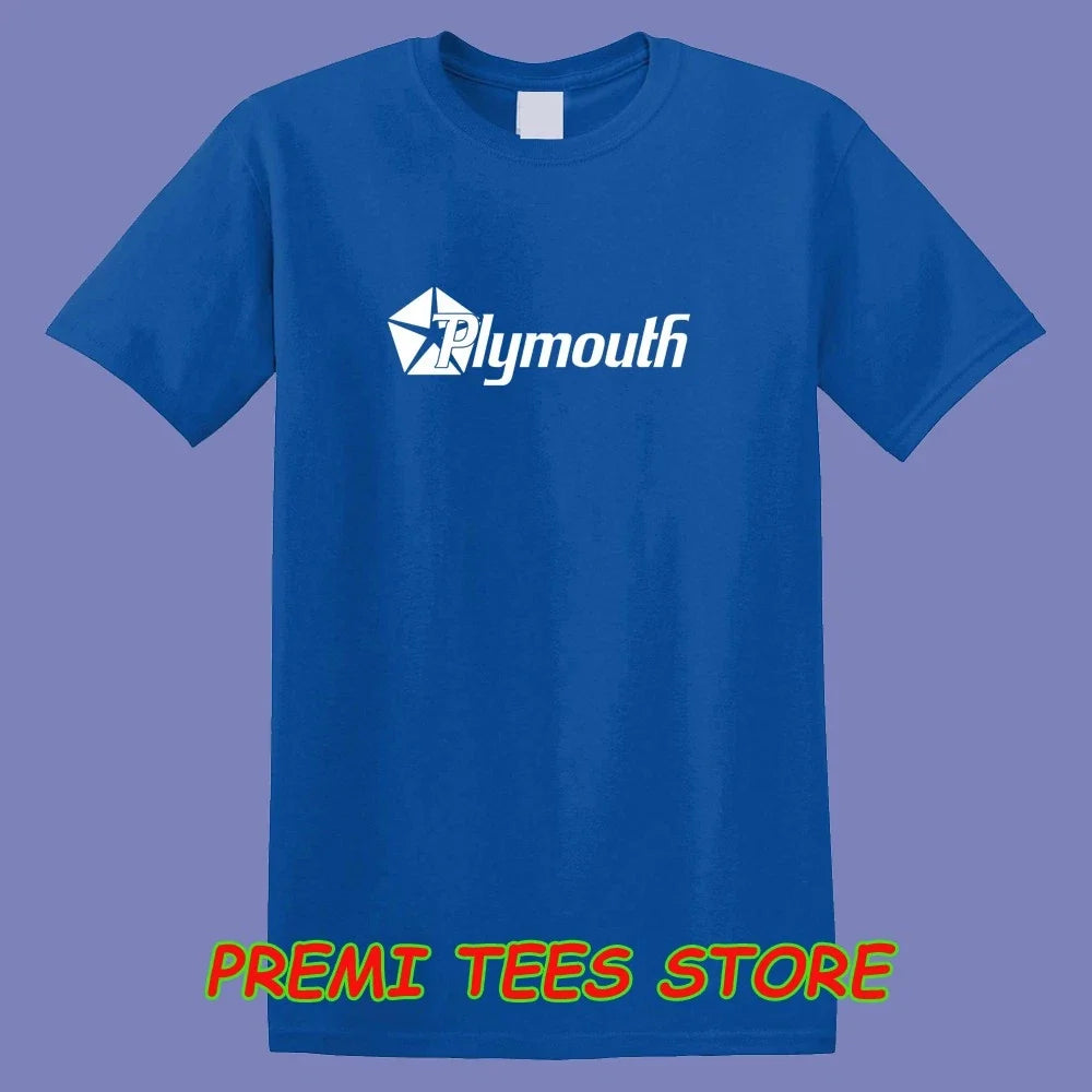 Plymouth Car Classic Men's Blue Size S-3XL - Adult & Kids T-Shirts, Sweatshirts & Hoodies apparel design preview 1
