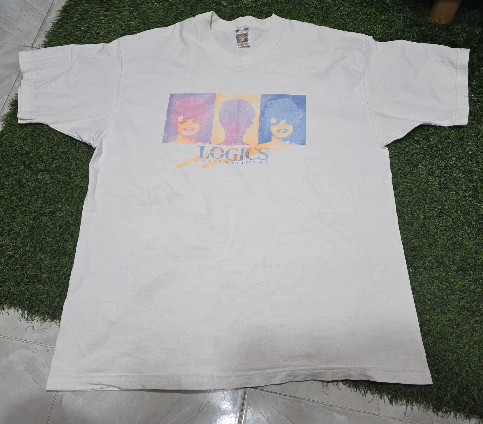 Rare vintage 90s Logics international Pop art andy - Adult & Kids T-Shirts, Sweatshirts & Hoodies apparel design preview 1