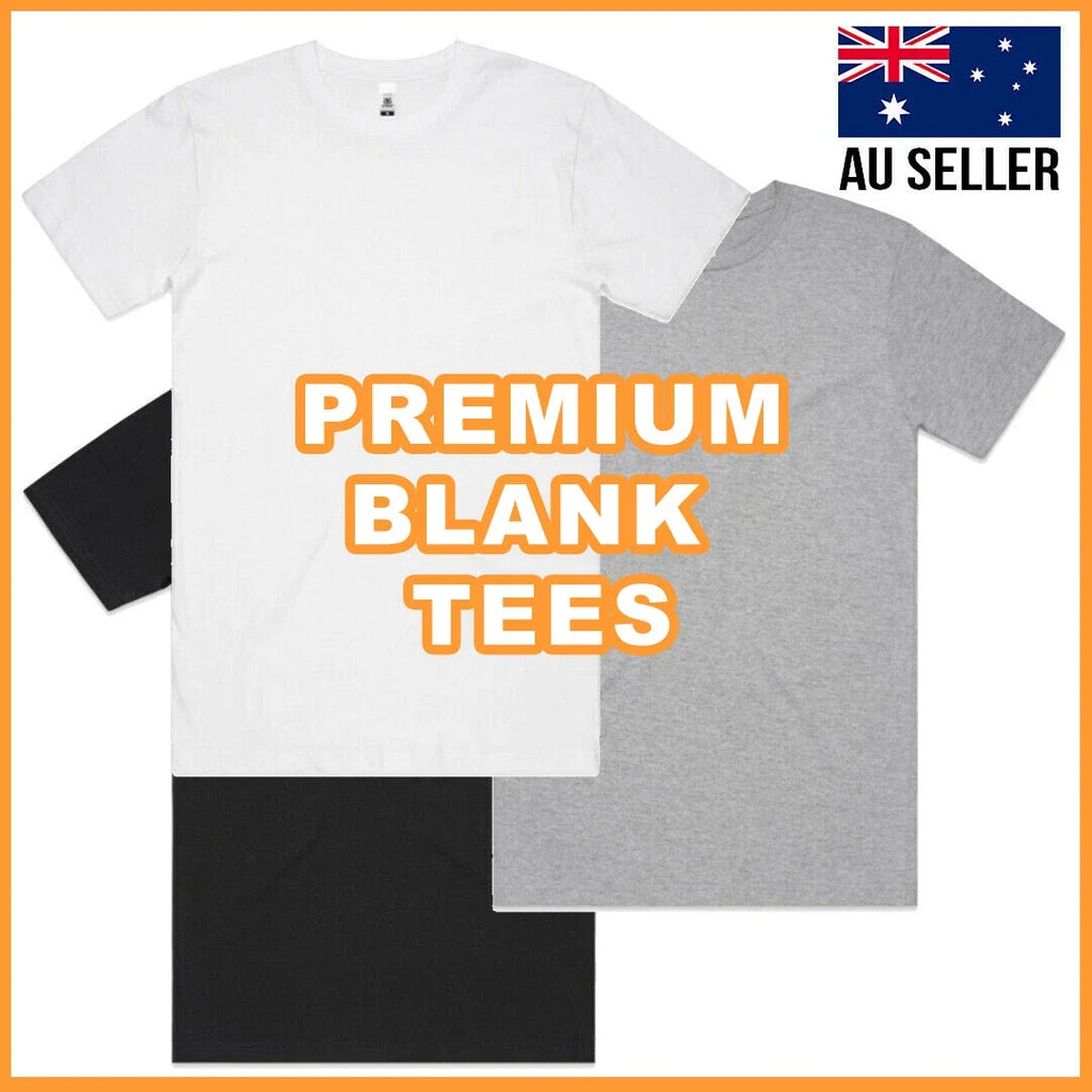 MENS BLANK BLOCK PREMIUM 100% COTTON BASIC PLAIN - Adult & Kids T-Shirts, Sweatshirts & Hoodies apparel design preview 1