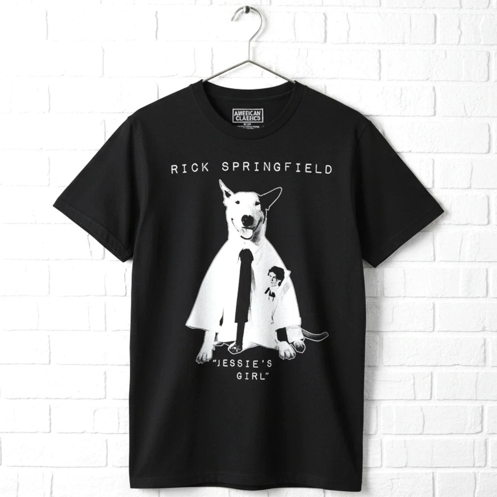 Rick Springfield Jessie's Girl Single Men's 80's Pop - Adult & Kids T-Shirts, Sweatshirts & Hoodies apparel design preview 1