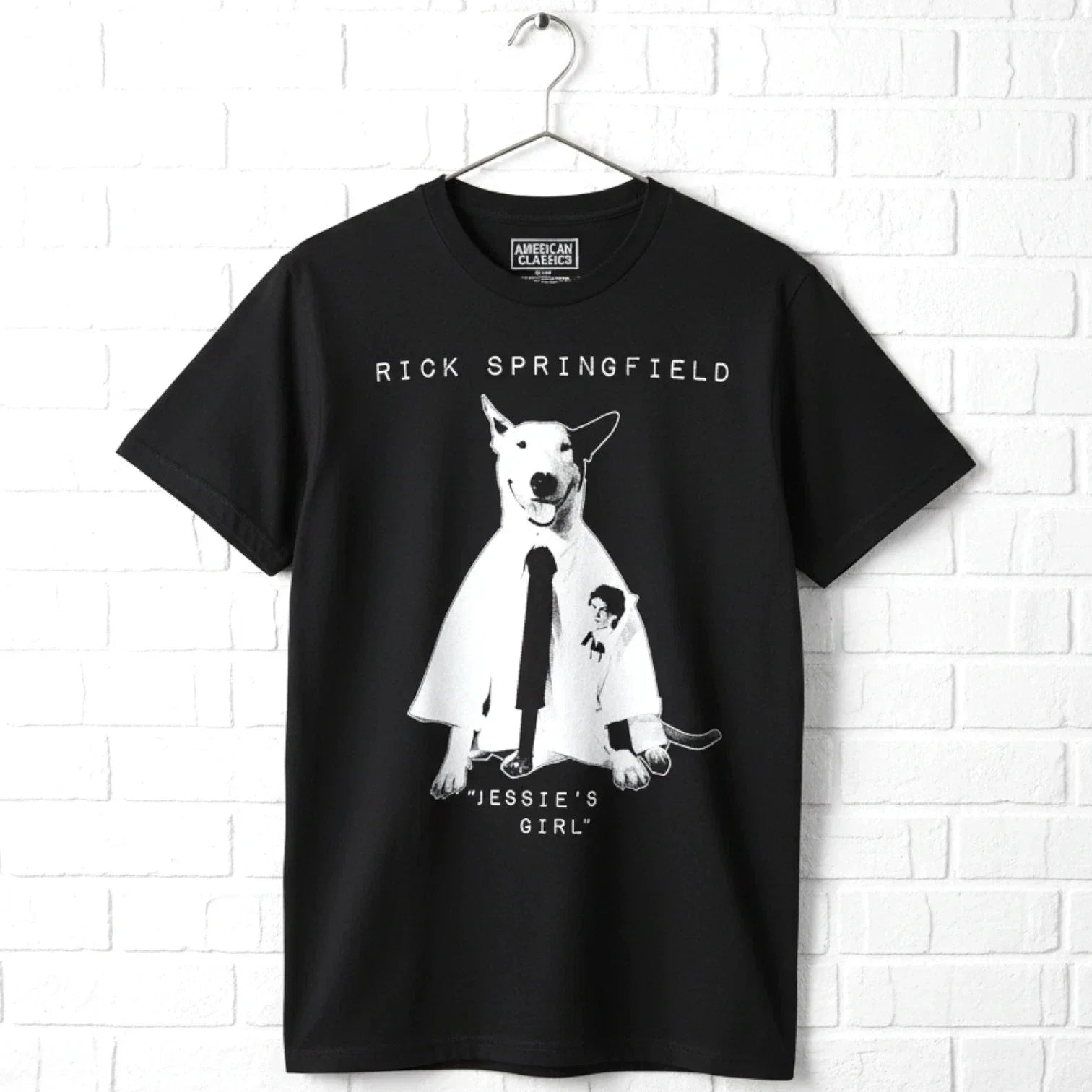 Rick Springfield Jessie's Girl Single Men's 80's Pop - Adult & Kids T-Shirts, Sweatshirts & Hoodies apparel design preview 1
