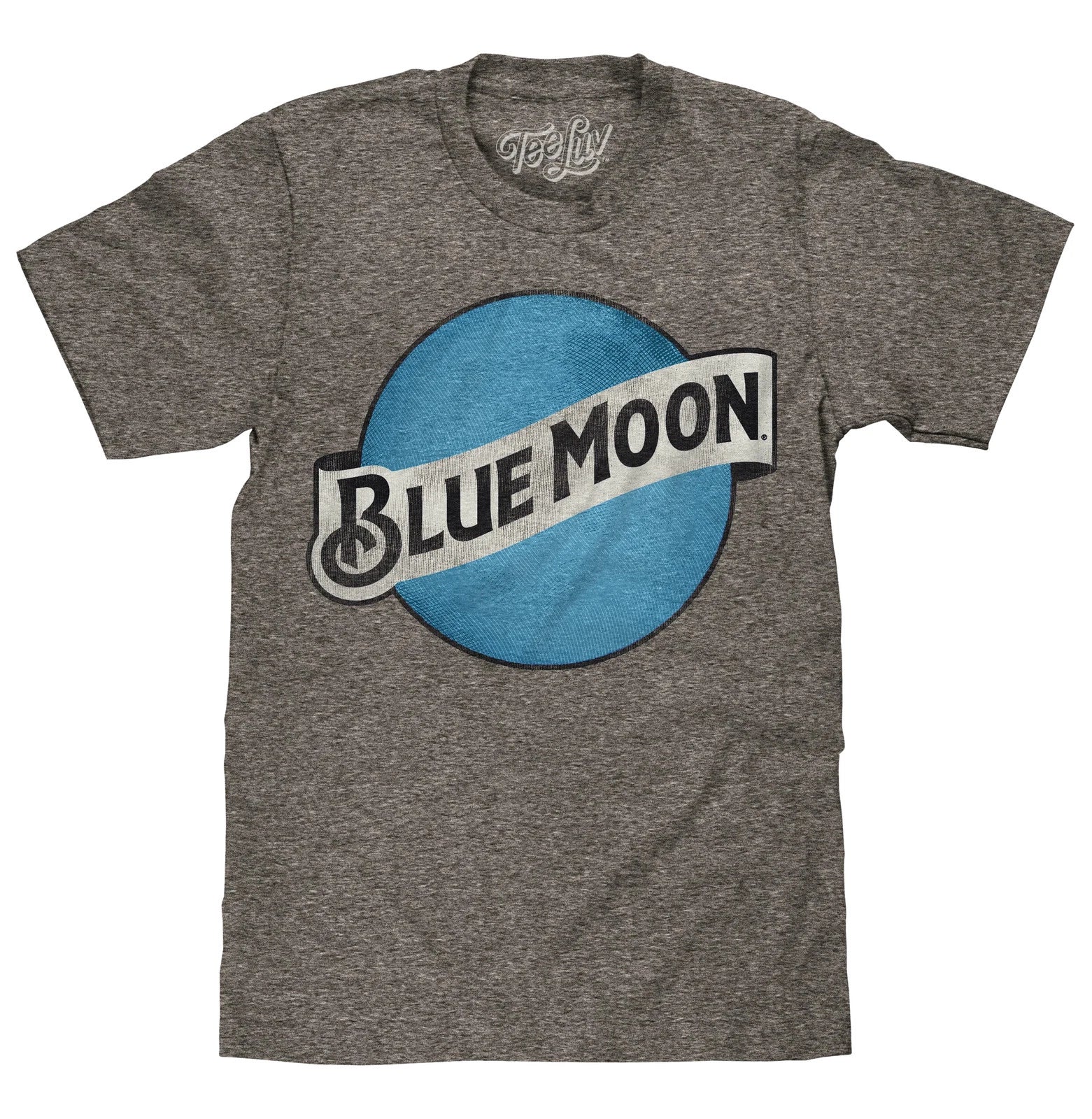 Blue Moon Color Logo Mens Gray - Adult & Kids T-Shirts, Sweatshirts & Hoodies apparel design preview 1