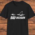 Shark Dark Humor Graphic Funny Ocean Sarcastic Beach - Adult & Kids T-Shirts, Sweatshirts & Hoodies apparel design preview 1
