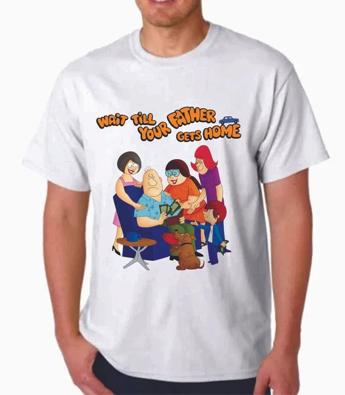 WAIT TILL YOUR FATHER GETS HOME 1970s CARTOON CLASSIC - Adult & Kids T-Shirts, Sweatshirts & Hoodies apparel design preview 1