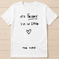It's Friday i'm in Love The Cure Music Funny Gift - Adult & Kids T-Shirts, Sweatshirts & Hoodies apparel design preview 1