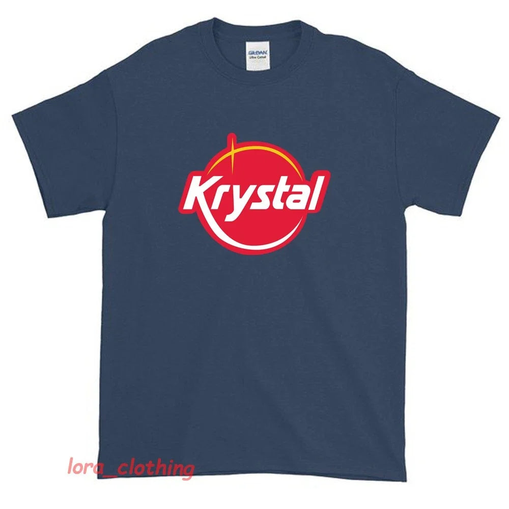 New Krystal Burger Restaurant Logo American Funny USA - Adult & Kids T-Shirts, Sweatshirts & Hoodies apparel design preview 1