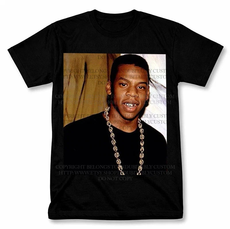 Jay-Z 90s Rapper Graphic Vintage Rap Fan - Adult & Kids T-Shirts, Sweatshirts & Hoodies apparel design preview 1