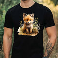 Mens Fox Print Cotton Size XS to 5XL - Adult & Kids T-Shirts, Sweatshirts & Hoodies apparel design preview 1