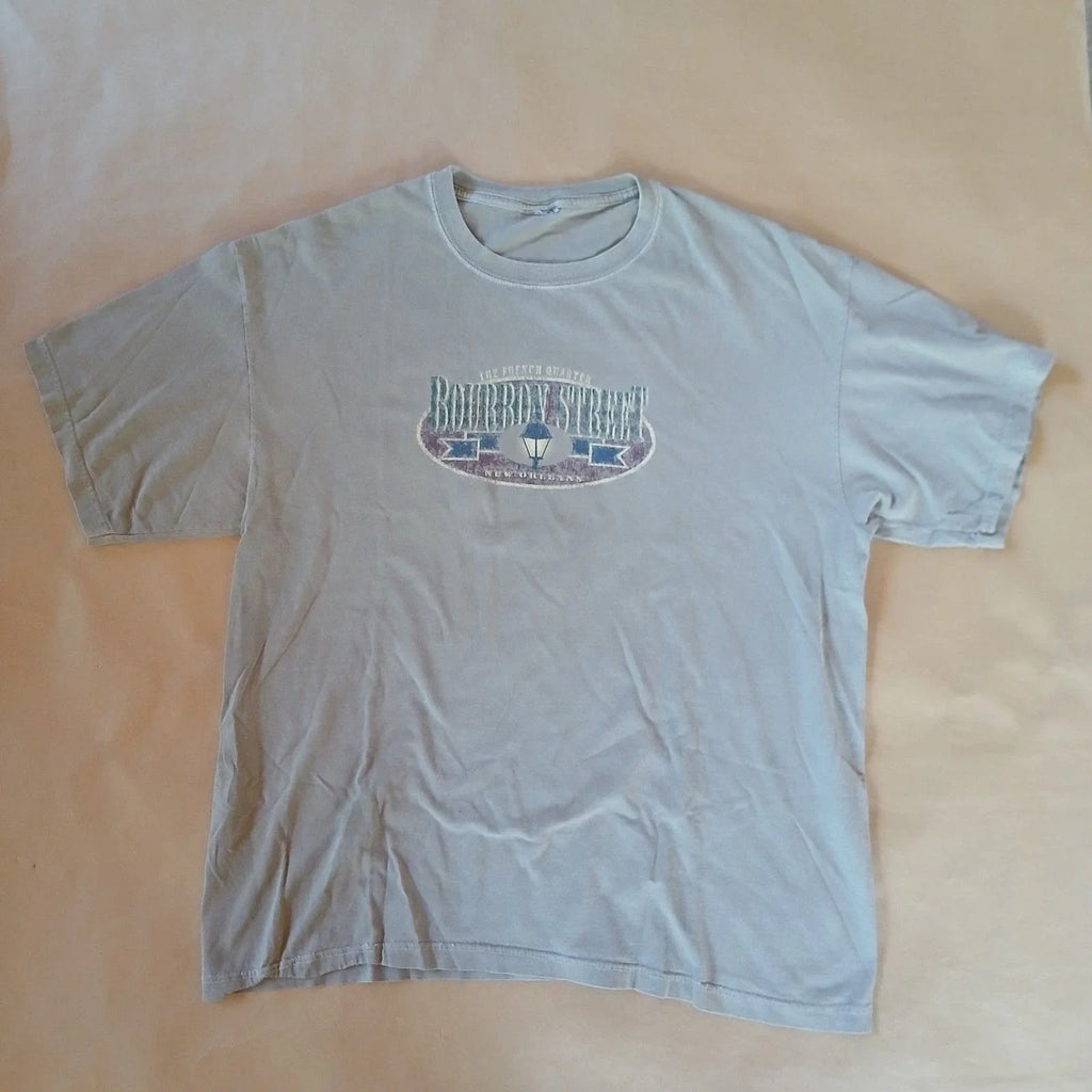 Bourbon Street Adult XL Beige Short Sleeve Graphic - Adult & Kids T-Shirts, Sweatshirts & Hoodies apparel design preview 1