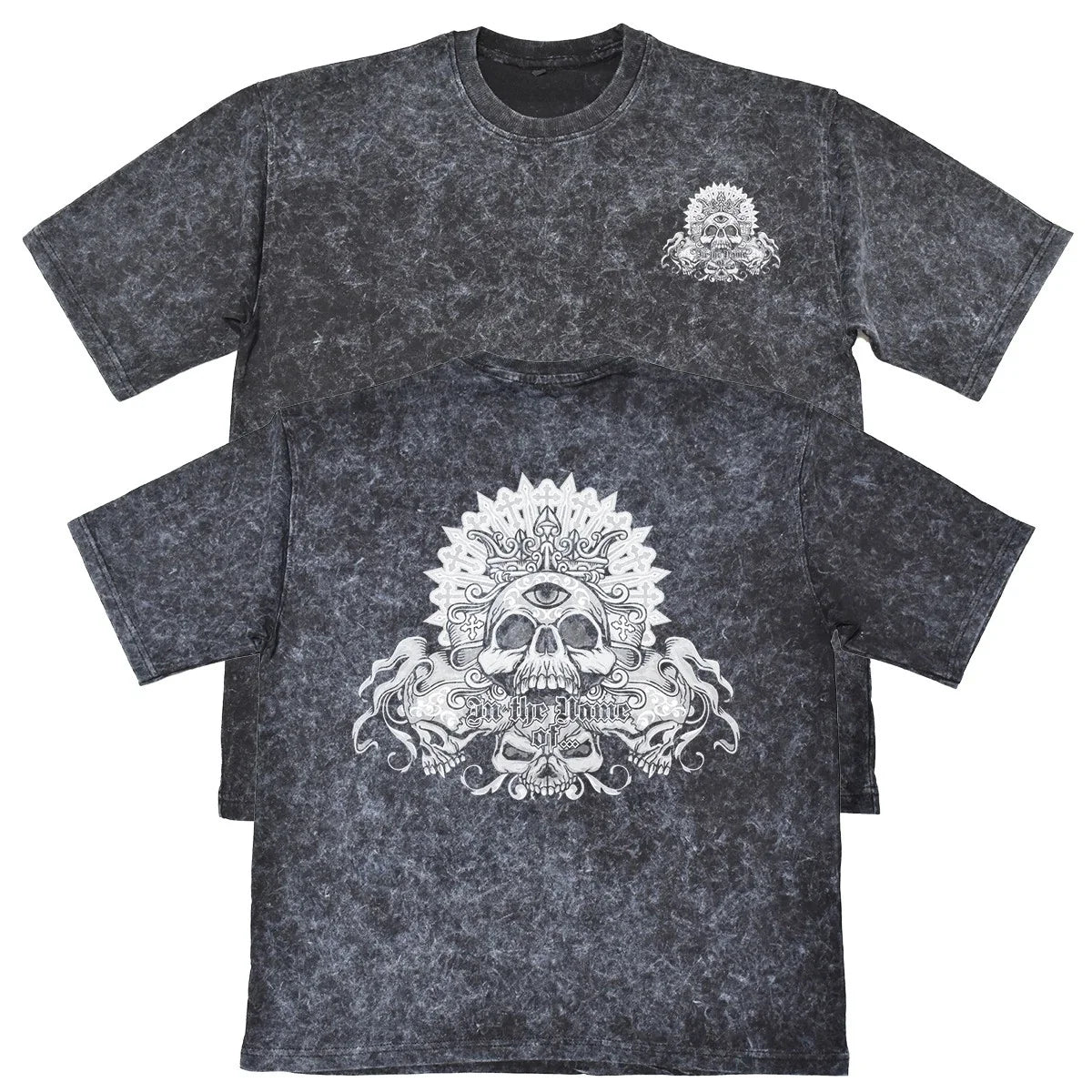 In The Name Of Unisex Mens Carbon Grey 240gsm French - Adult & Kids T-Shirts, Sweatshirts & Hoodies apparel design preview 1