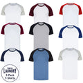 Tokyo Laundry Men's Multi Pack of 3 Raglan Sleeve - Adult & Kids T-Shirts, Sweatshirts & Hoodies apparel design preview 1