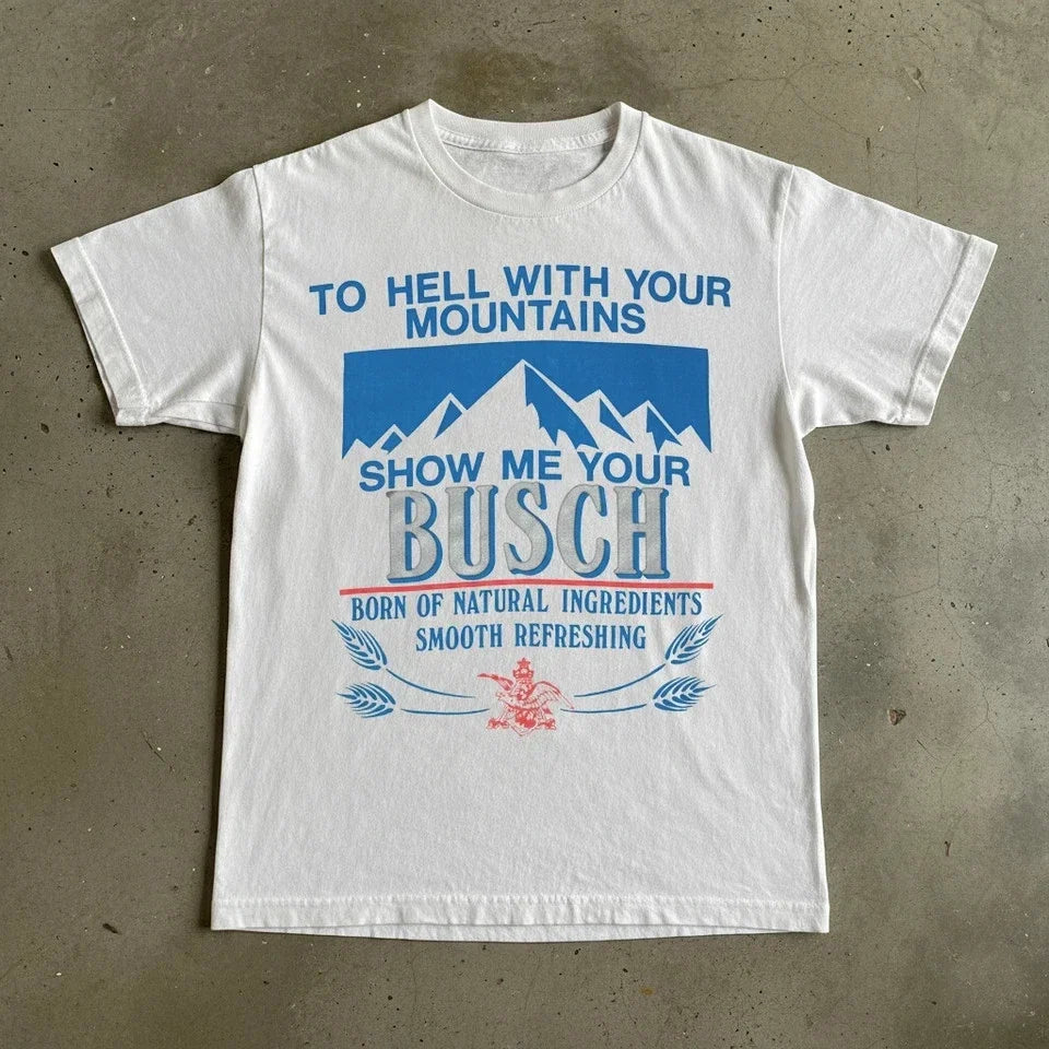 Vintage Busch Beer - Adult & Kids T-Shirts, Sweatshirts & Hoodies apparel design preview 1