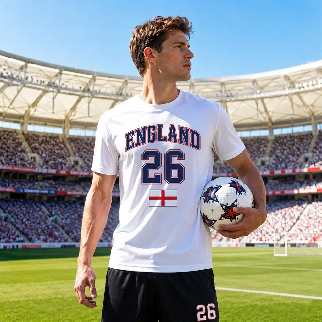 England Football Fan Sports Supporter Top Unisex - Adult & Kids T-Shirts, Sweatshirts & Hoodies apparel design preview 1