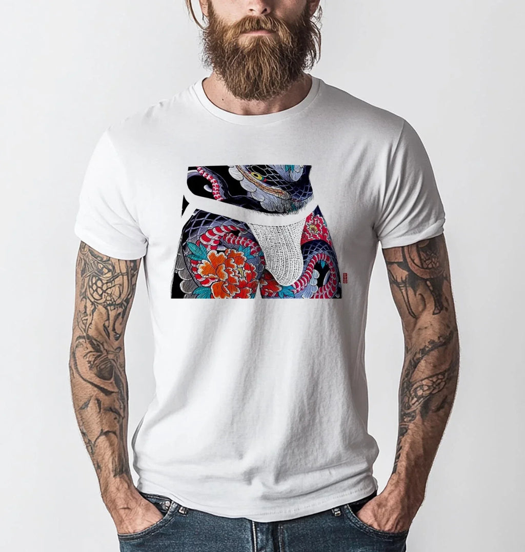 Gay Fashion Inked Hunk Jocks l Tattoos Gift for Him - Adult & Kids T-Shirts, Sweatshirts & Hoodies apparel design preview 1