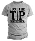 Mens Pro Gun Just The Tip I Promise USA Patriotic - Adult & Kids T-Shirts, Sweatshirts & Hoodies apparel design preview 1