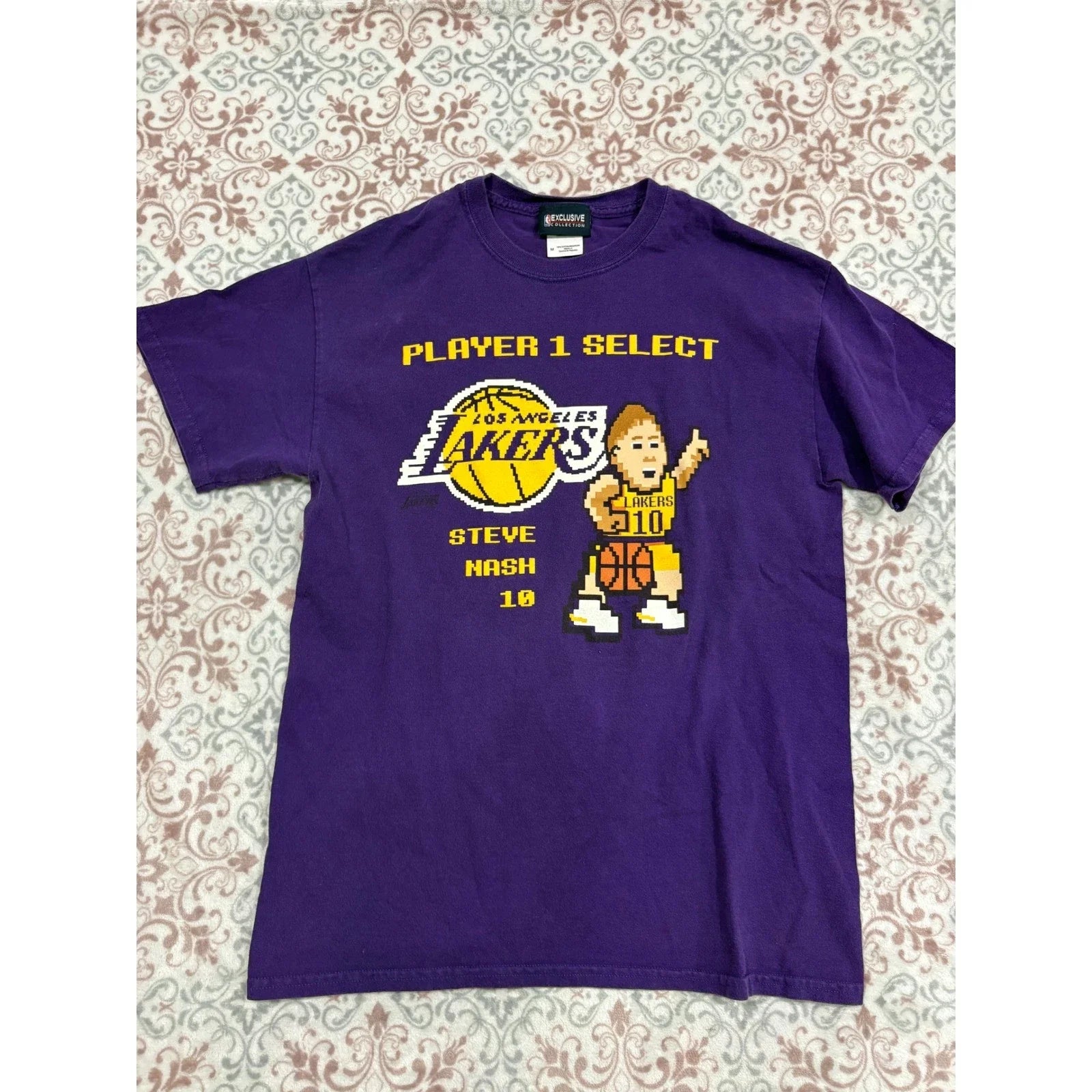 NBA Exclusive Collection Los Angeles Lakers Steve - Adult & Kids T-Shirts, Sweatshirts & Hoodies apparel design preview 1