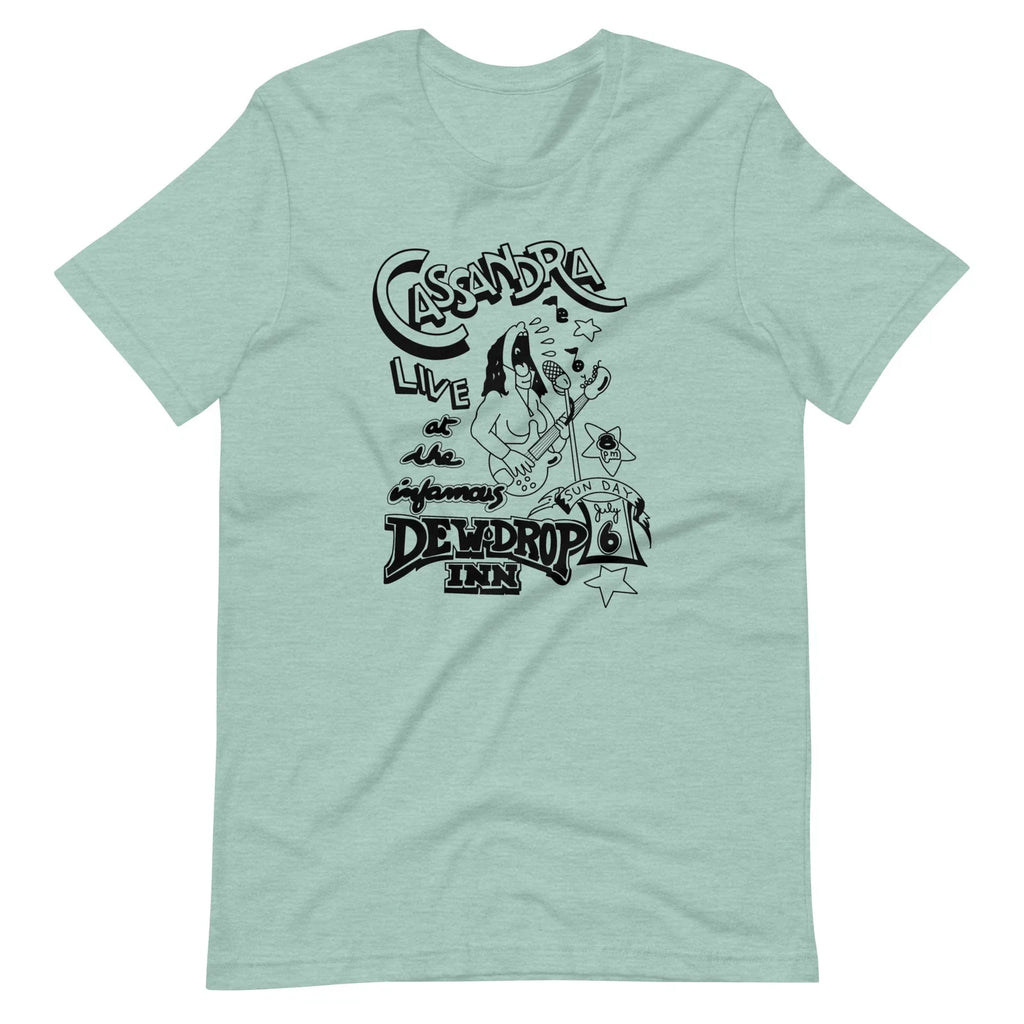 Cassandra Live at the Dew Drop Inn One Crazy Summer - Adult & Kids T-Shirts, Sweatshirts & Hoodies apparel design preview 1