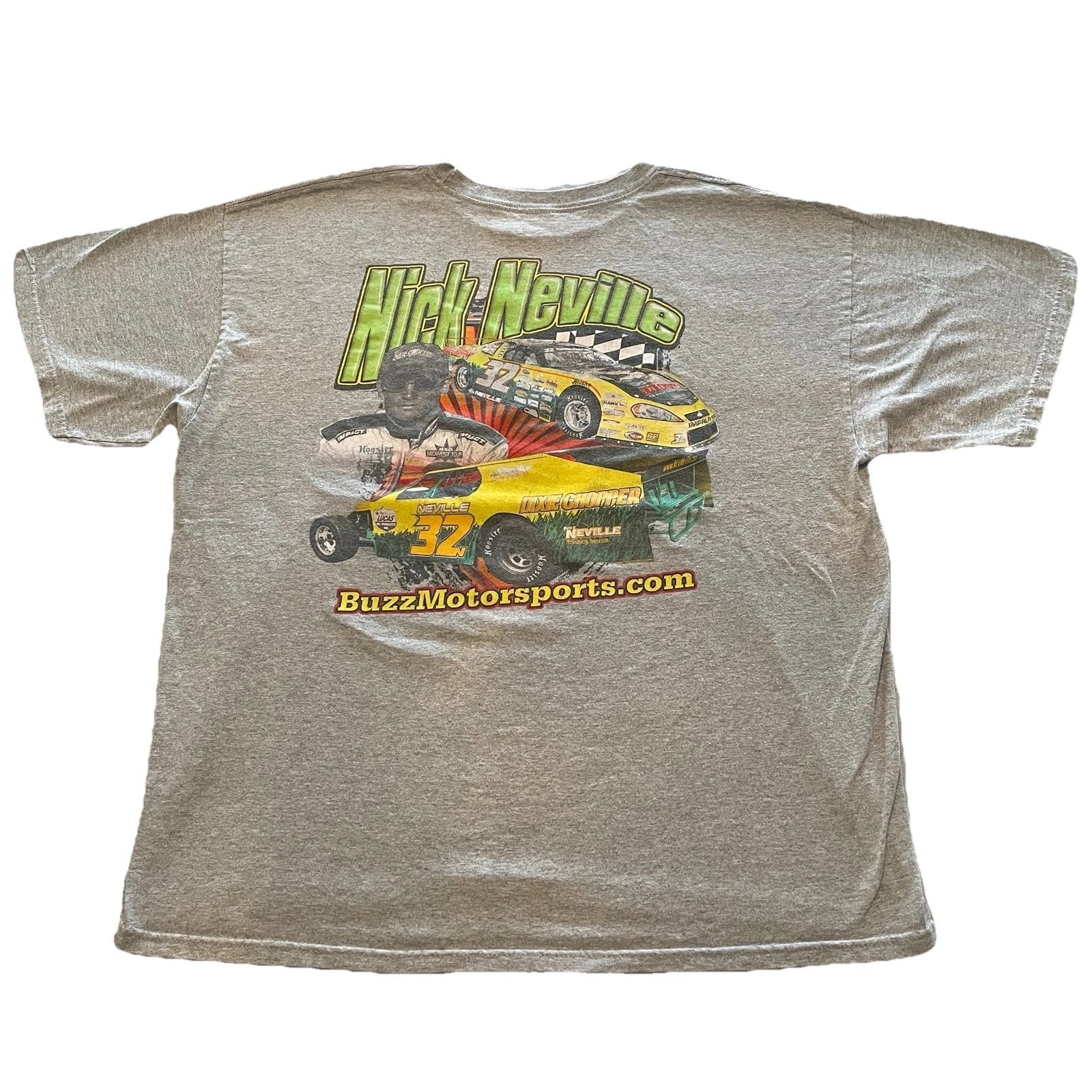 Vintage 90s Racing Men's 2XL Stock Car Art Open Wheel - Adult & Kids T-Shirts, Sweatshirts & Hoodies apparel design preview 1