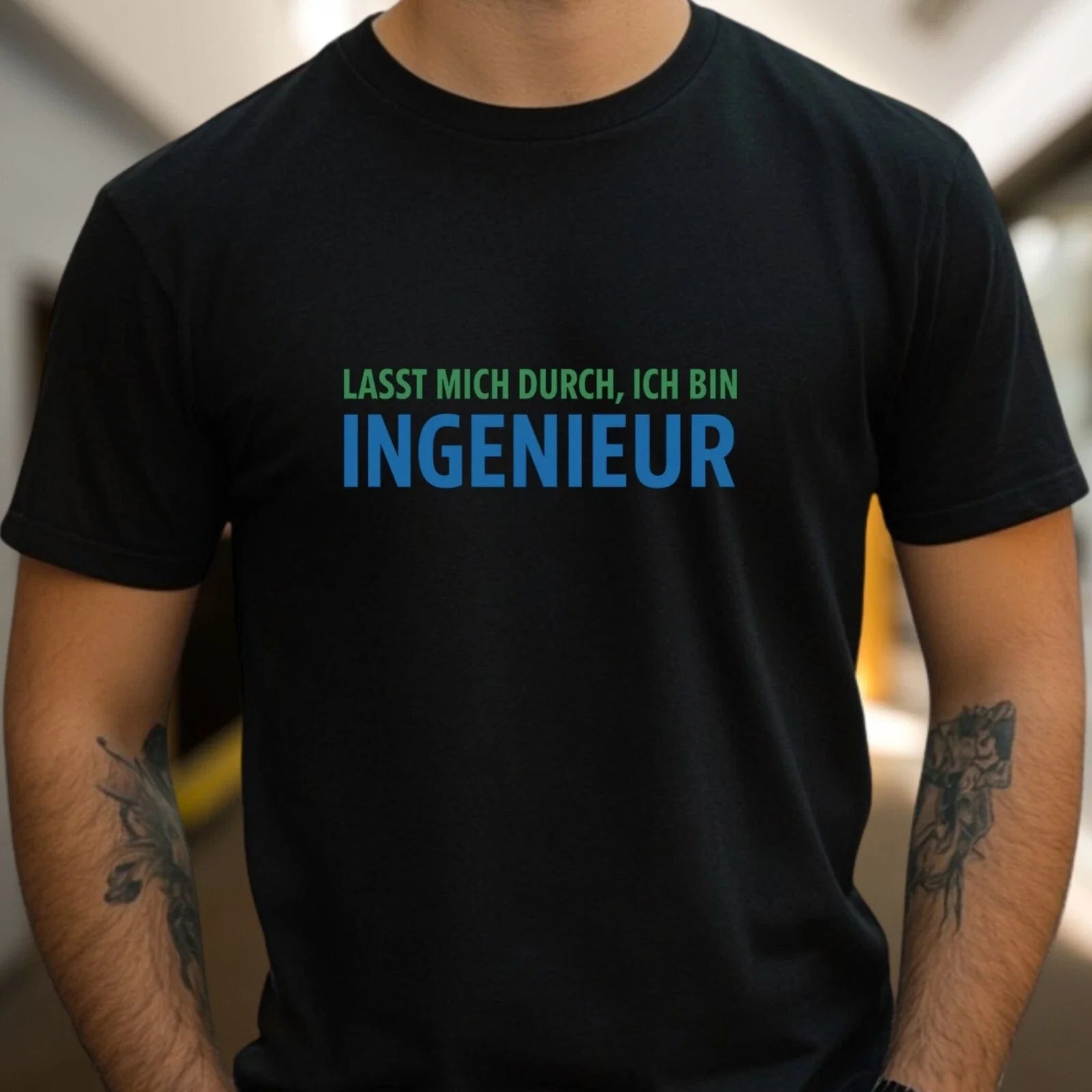 Let Me Through I Am Engineer Print Cotton Mens Size S - Adult & Kids T-Shirts, Sweatshirts & Hoodies apparel design preview 1