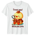 Ducktective Trust Me! Detective Duck Pun Cute Animal - Adult & Kids T-Shirts, Sweatshirts & Hoodies apparel design preview 1