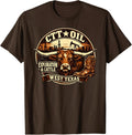 CTT Oil Exploration Cattle Company Texas Design - Adult & Kids T-Shirts, Sweatshirts & Hoodies apparel design preview 1