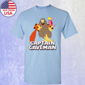 Captain Caveman Cartoon Men's Size S-5XL - Adult & Kids T-Shirts, Sweatshirts & Hoodies apparel design preview 1