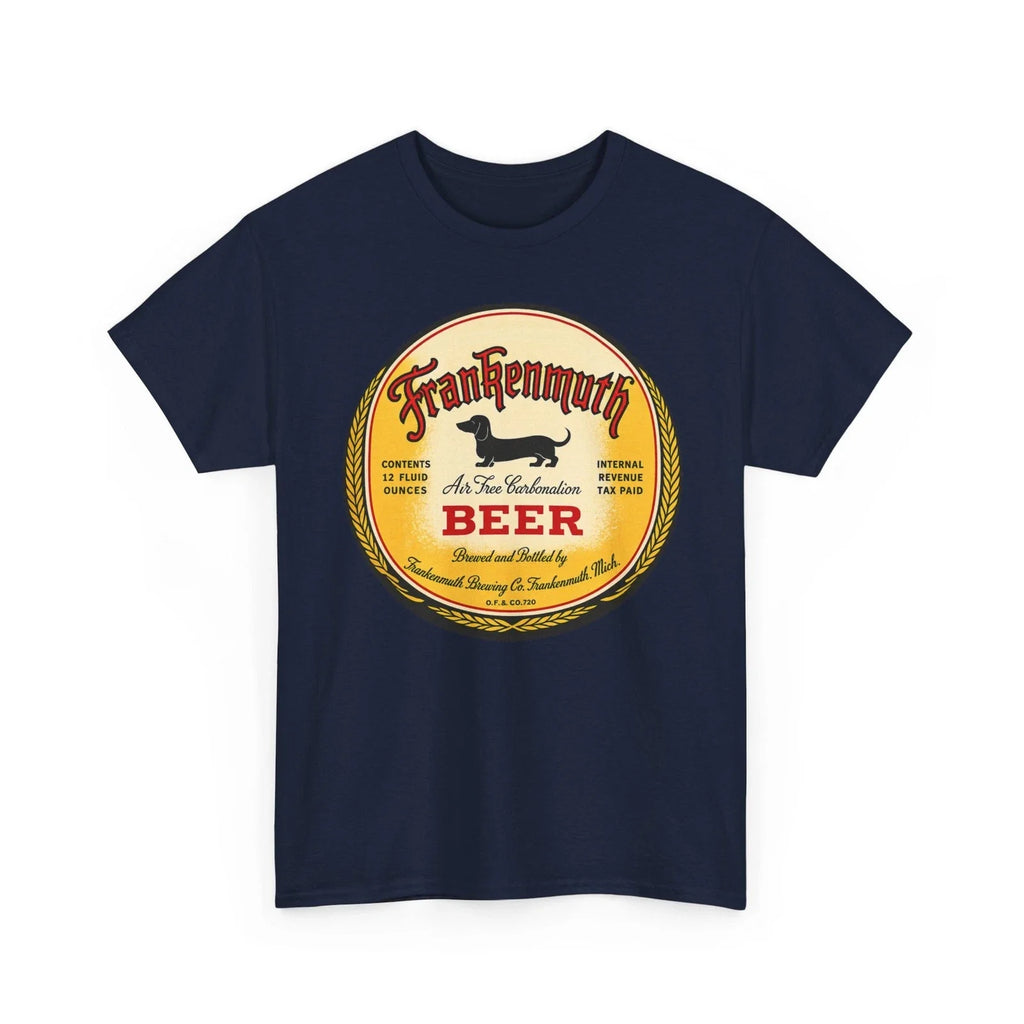 Frankenmuth Beer Dachshund Dog MI Brewing Co. Retro - Adult & Kids T-Shirts, Sweatshirts & Hoodies apparel design preview 1