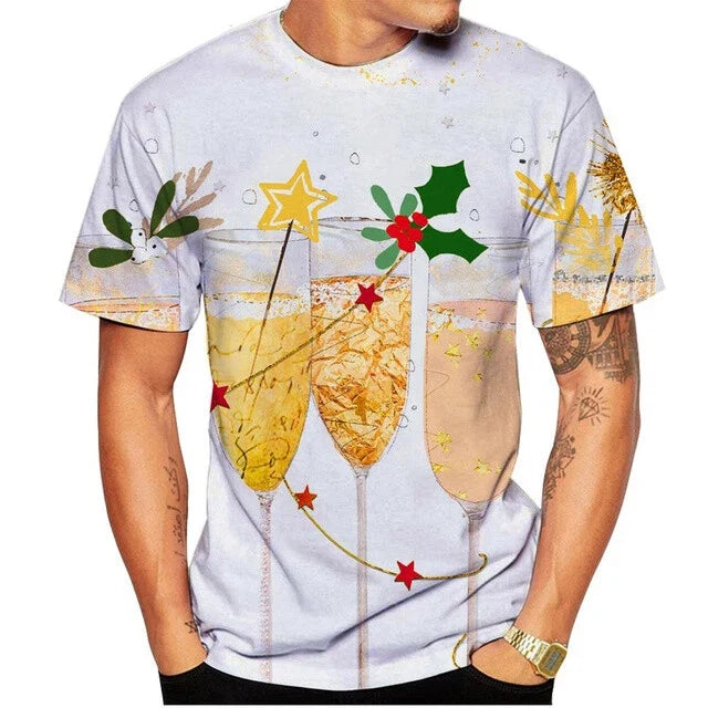 Fashion Goblet Wine Loose 3D printed men's women - Adult & Kids T-Shirts, Sweatshirts & Hoodies apparel design preview 1